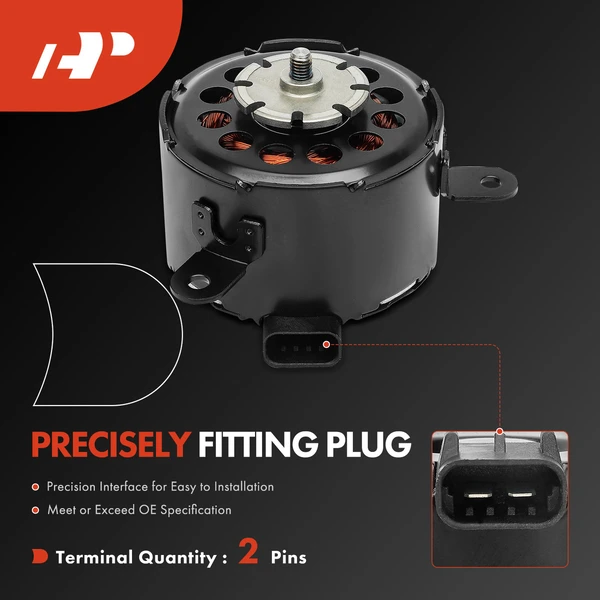 Radiator Fan Cooling Motor for Chevrolet Venture Pontiac Montana 2001-2005