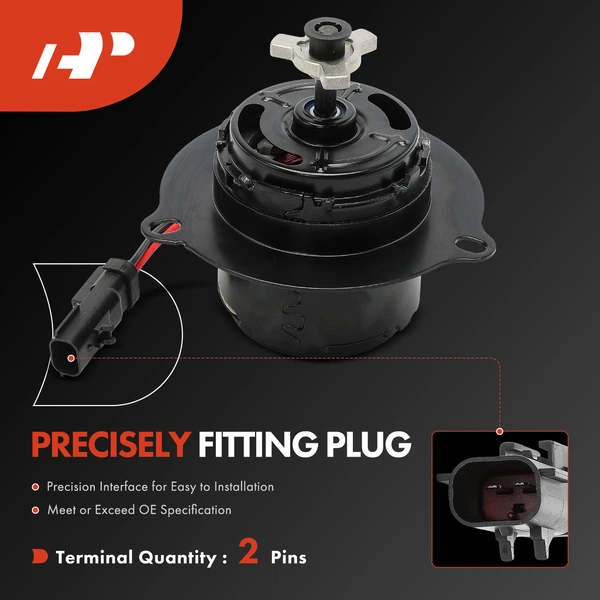 AC Condenser Fan Cooling Motor for Dodge Ram 1500 2500 3500 2002-2003