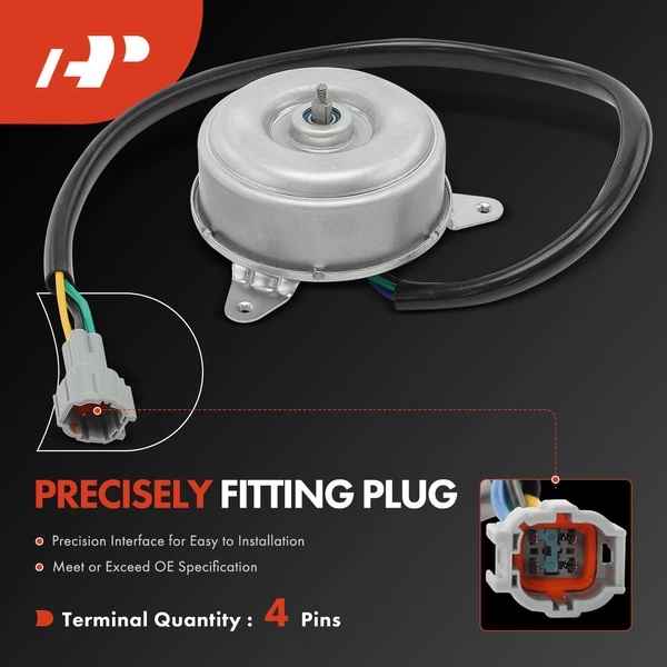 Radiator Fan Cooling Motor for INFINITI G35 2003-2007 Nissan 350Z 2003-2009 3.5L