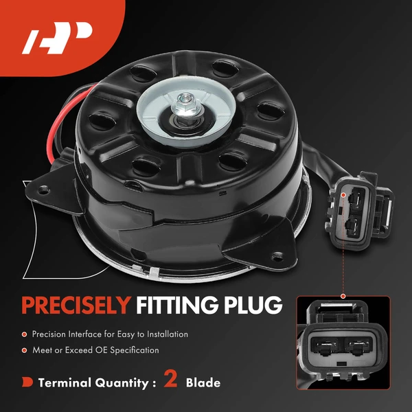 Driver or Passenger Radiator Fan Cooling Motor for Honda Accord 2008-2012 CR-V