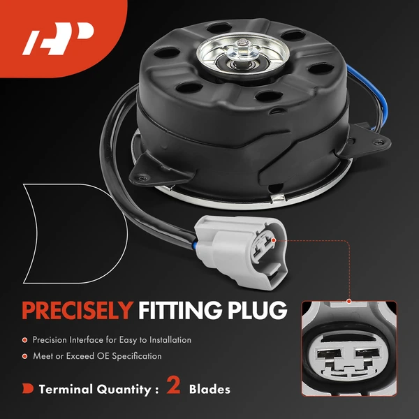 Passenger Radiator Fan Cooling Motor for Lexus RX350 Toyota Sienna