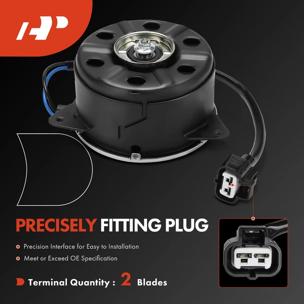 Driver Radiator Fan Cooling Motor for Toyota RAV4 2009-2012 V6 3.5L