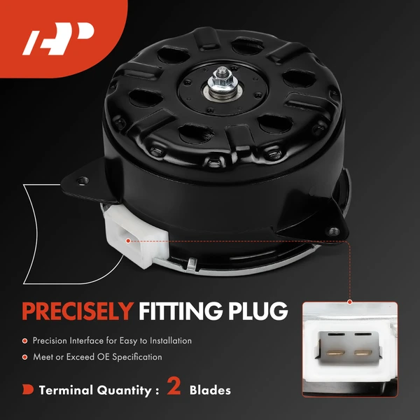 Radiator Fan Cooling Motor for Chrysler Dodge Neon 2000-2002 L4 2.0L