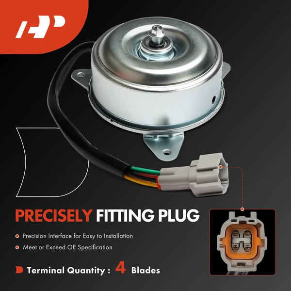 Radiator Fan Cooling Motor for Nissan Maxima 1997-2001 INFINITI G20 1999-2002 I30