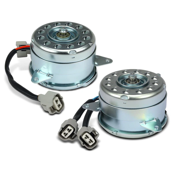 2 Pcs Driver & Passenger Radiator Fan Motor for 2014-2017 INFINITI Q70