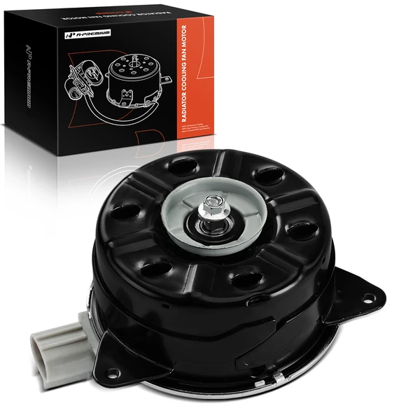 Passenger Radiator Fan Motor for Mazda CX-5 2013-2023 2.0L 2.5L Naturally Aspirated