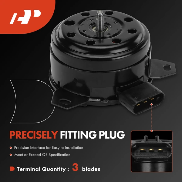 Passenger Radiator Fan Cooling Motor for Ford Windstar 1999-2003