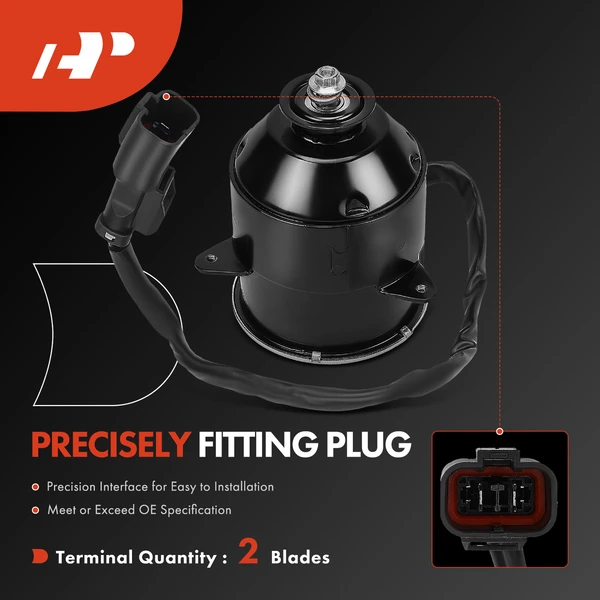 Radiator Fan Cooling Motor for Honda Accord Civic Toyota Camry Mazda Chevrolet