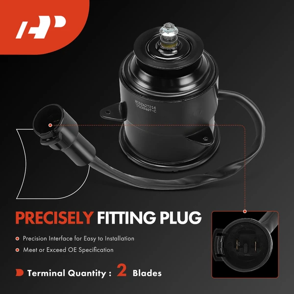 Radiator Fan Cooling Motor for 1993-1997 Honda Civic del Sol