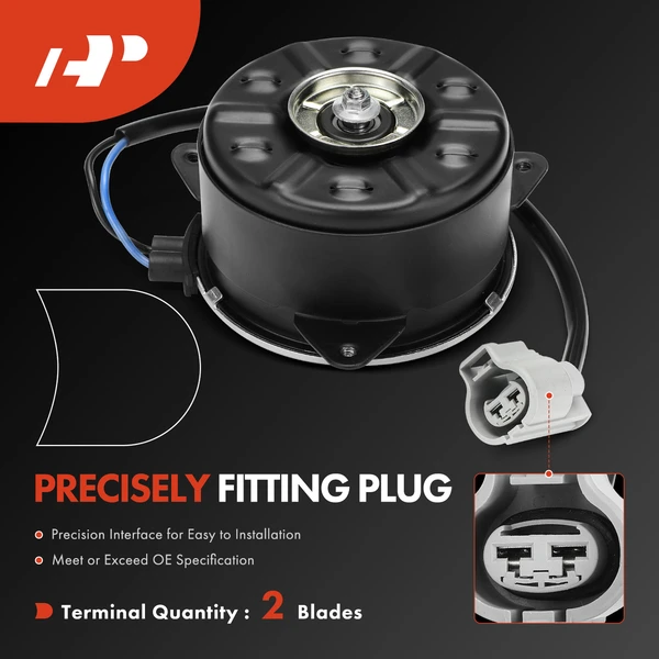 Passenger Radiator Fan Cooling Motor for Lexus NX200t NX300 L4 2.0L