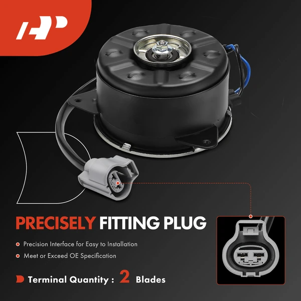 Driver Radiator Fan Cooling Motor for Lexus NX300h Toyota RAV4 2.5L