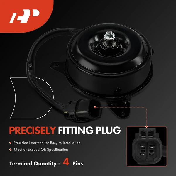 Radiator Fan Cooling Motor for Hyundai Elantra 2001-2003 L4 2.0L