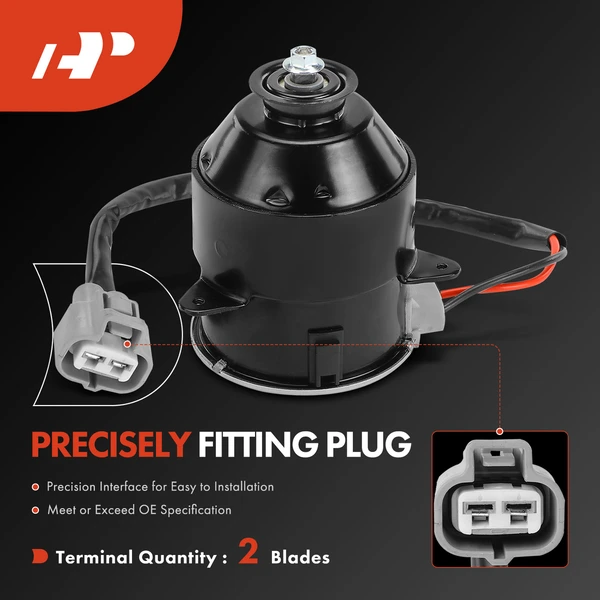 A-Premium APTFM106 Radiator Fan Cooling Motor Left Driver Side