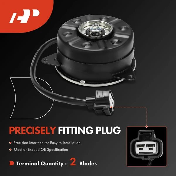 Driver Radiator Fan Cooling Motor for Lexus IS350 2014-2021 3.5L