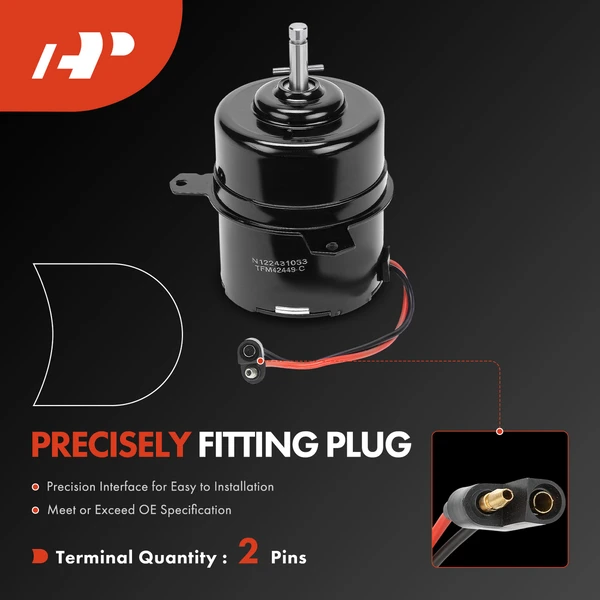 Engine Cooling Fan Motor for Dodge Charger 1987 Dakota 1989-1996 Chrysler Plymouth