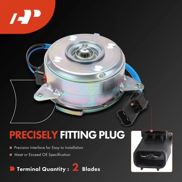 Radiator Fan Cooling Motor for Honda Accord 2018-2024 Acura RDX 2019-2024 2.0L