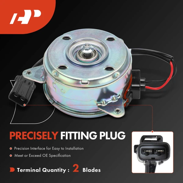 Radiator Fan Cooling Motor for Honda Accord 2018-2022 Acura TLX 2021-2023