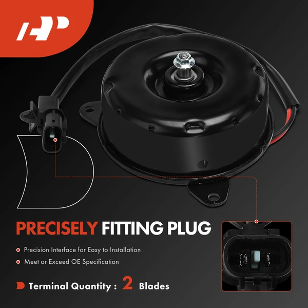 Radiator Fan Cooling Motor for Hyundai Accent 1995-1999 L4 1.5L