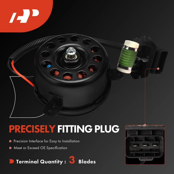 Radiator Fan Cooling Motor for Hyundai Accent Veloster 2014-2017 1.6L