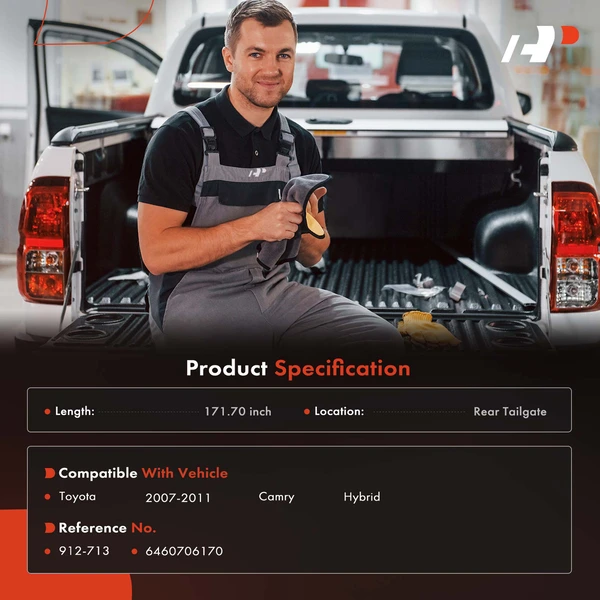 Rear Trunk Release Cable for Toyota Camry Hybrid 2007-2011 Built in USA L4 2.4L