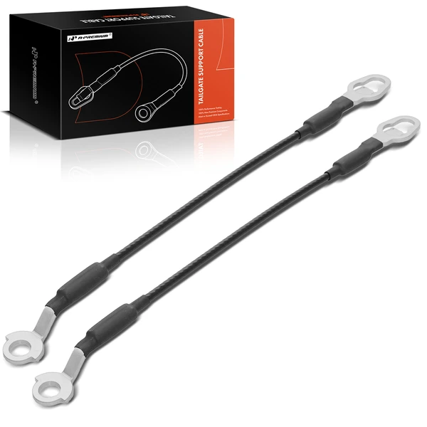 2 Pcs Rear Tailgate Support Cable for 1983-1992 Ford Ranger