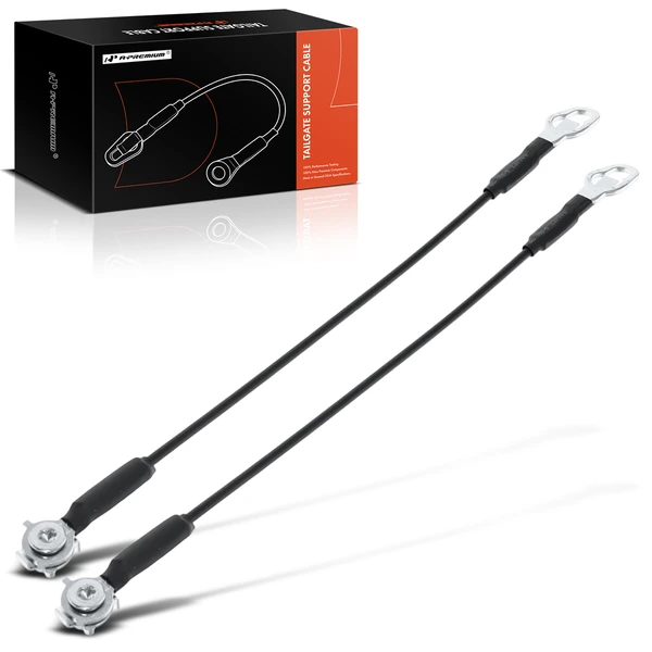 2 Pcs Tailgate Support Cable for 1997-2009 Ford F-150