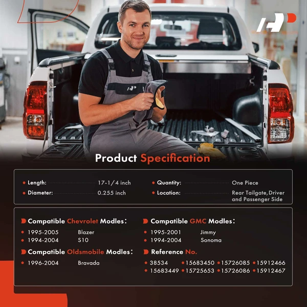 Tailgate Support Cable for Chevy Blazer 95-05 S10 GMC Jimmy Olds