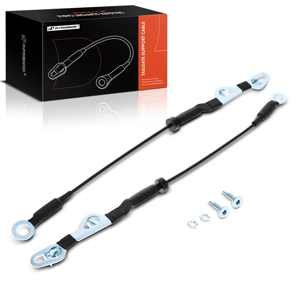 2 Pcs Tailgate Support Cable for Chevy Colorado GMC Canyon 2004-2012