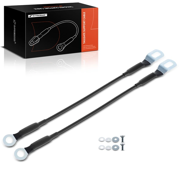 2 Pcs Tailgate Support Cable for Toyota Tacoma 1995-2004 Pickup 14.56 inch