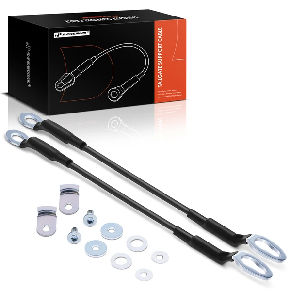 2 Pcs Tailgate Support Cable for 2005-2015 Toyota Tacoma