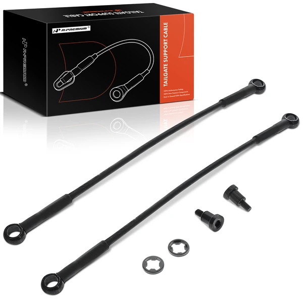 2 Pcs Rear Tailgate Support Cable for Honda Ridgeline 2006-2014