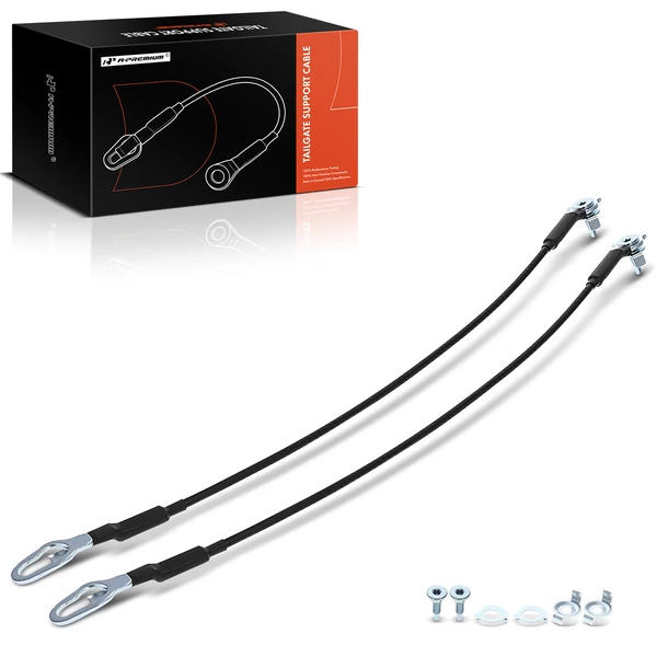 2 Pcs Rear Tailgate Support Cable for 2015-2023 Ford F-150