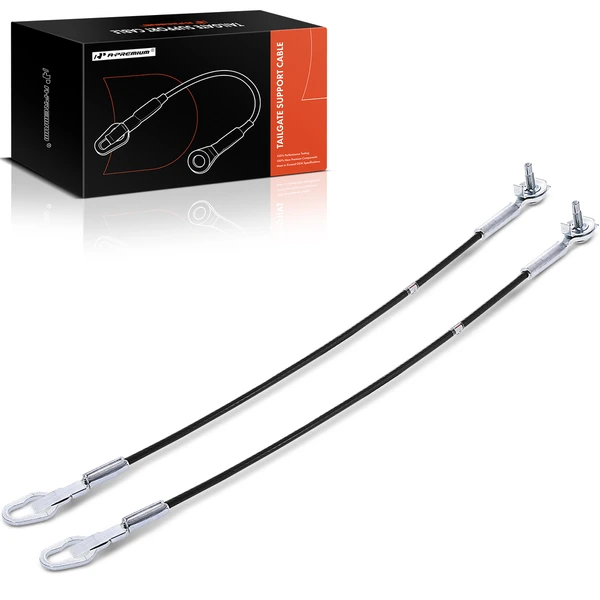 2 Pcs Tailgate Support Cable for 2013-2016 Ford F-250 Super Duty