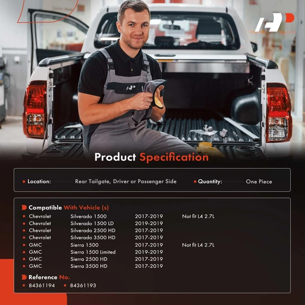 Tailgate Support Cable for Chevy Silverado 1500 GMC Sierra 1500