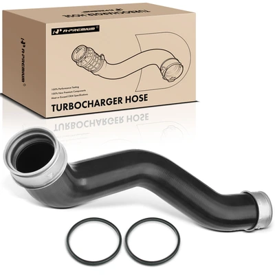 Driver Turbocharger Intercooler Hose with Clamp