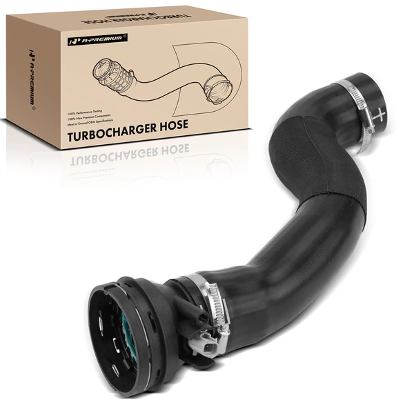 Outlet Intercooler Turbo Hose with Sensor for Ford F-250 350 Super Duty 2018-2019 6.7L