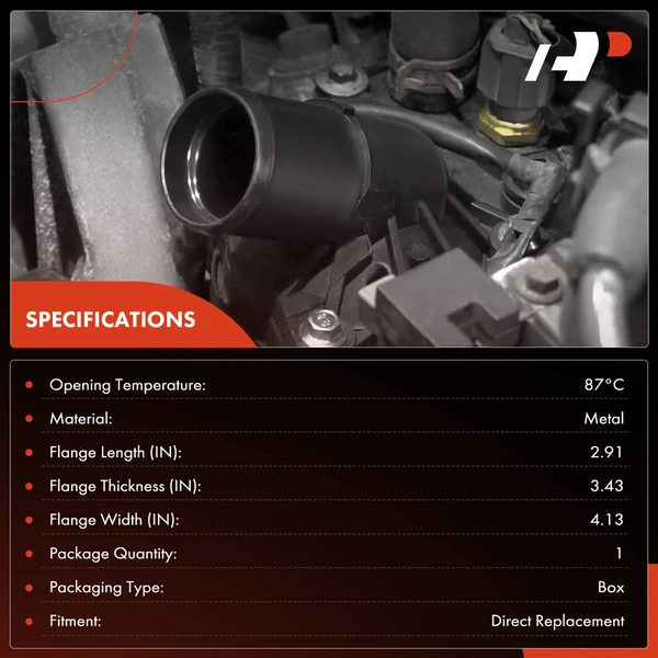 Engine Coolant Thermostat Housing Assembly for Mercedes-Benz C220 1995-1996 C230