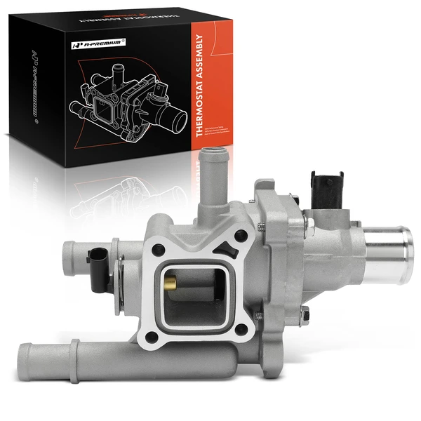 Coolant Thermostat & Housing with Sensor for 2010-2016 Chevrolet Cruze