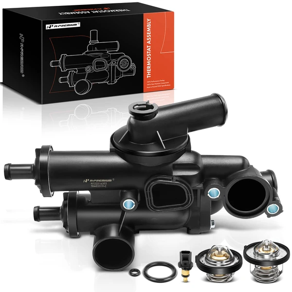 Thermostat Housing with Temperature Sensor  for 2009-2020 Dodge Journey