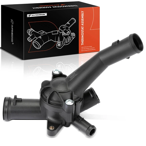 Engine Coolant Thermostat Housing Assembly for 2012-2018 Volkswagen Passat