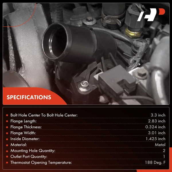 Engine Coolant Thermostat Housing Assembly for Mercedes-Benz C240 W203 S350