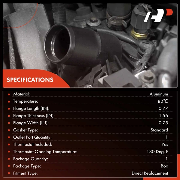 Thermostat Housing Assembly for Ford Fusion 2014-2020 Escape 2017-2019