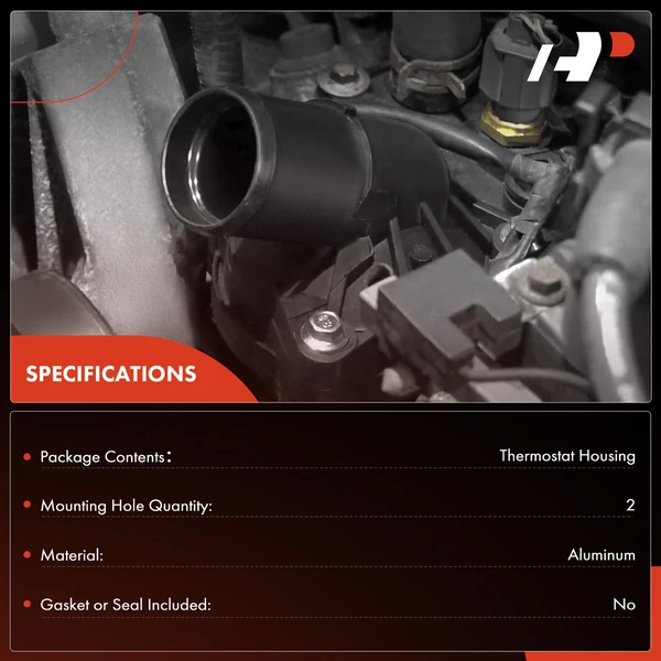 Thermostat Housing Assembly for Chevrolet Silverado 1500 GMC Canyon Sierra 1500