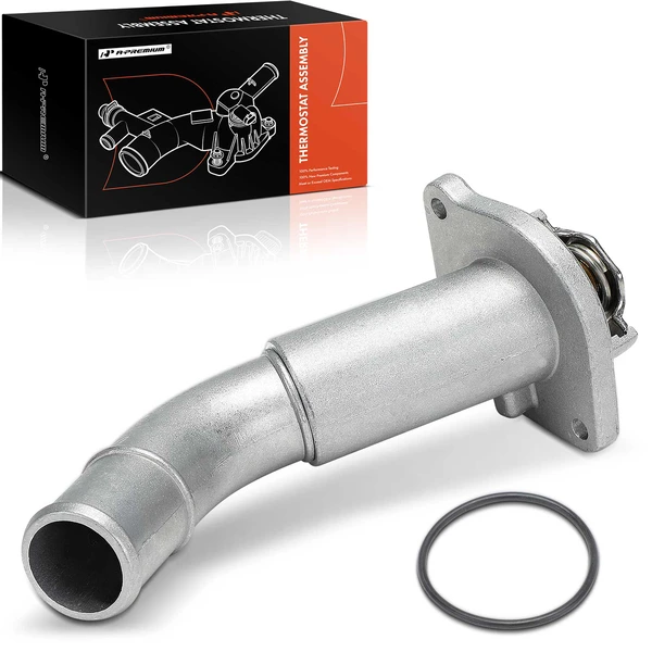 Thermostat Housing Assembly with Thermostat for 2004-2005 GMC Envoy XUV