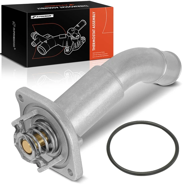 Engine Coolant Thermostat Housing Assembly for 2004-2005 GMC Envoy XUV