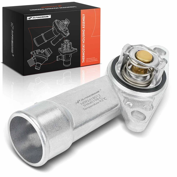 Engine Coolant Thermostat Housing Assembly for 2004-2011 2015-2017 Fiat Palio