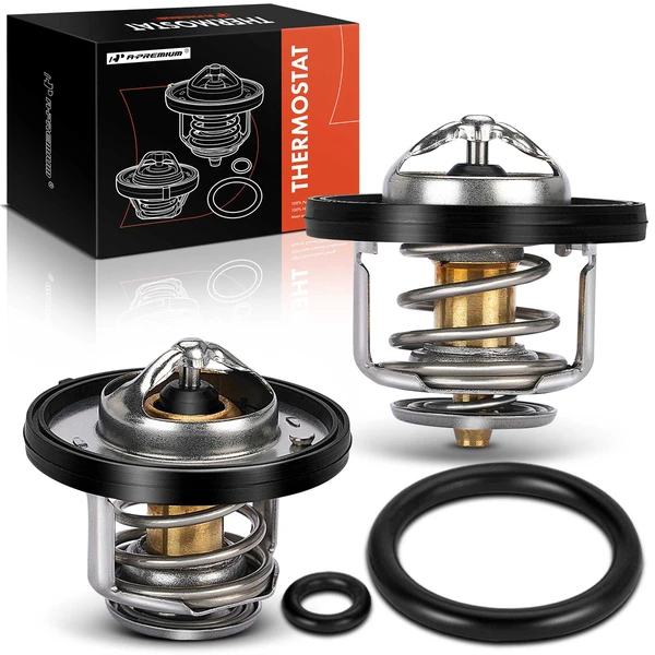 2 Pcs Engine Coolant Thermostat for 2008-2014 Dodge Avenger