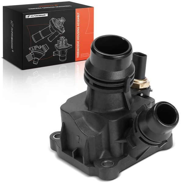 Engine Coolant Thermostat for Volvo XC60 XC90 S60 XC40 V60 Cross Country L4 2.0L