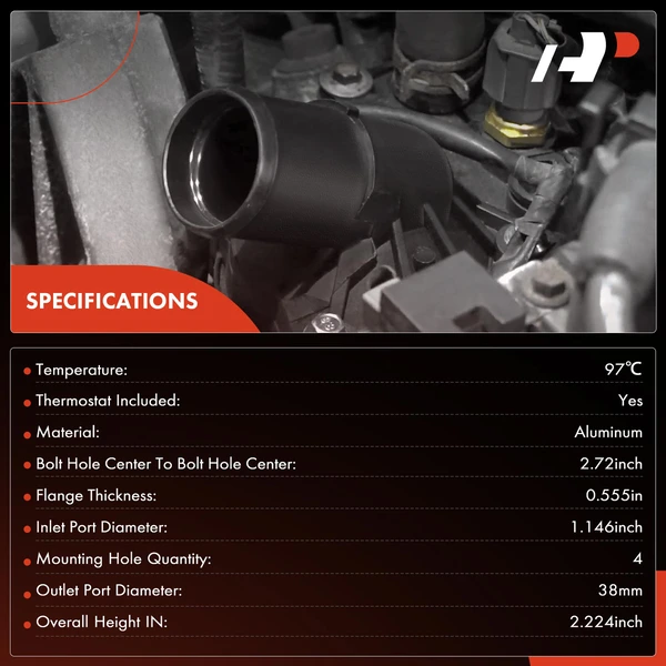 Thermostat Housing Assembly for BMW 320i E46 2001-2005 323is E46 Z3 Z4 525i X3