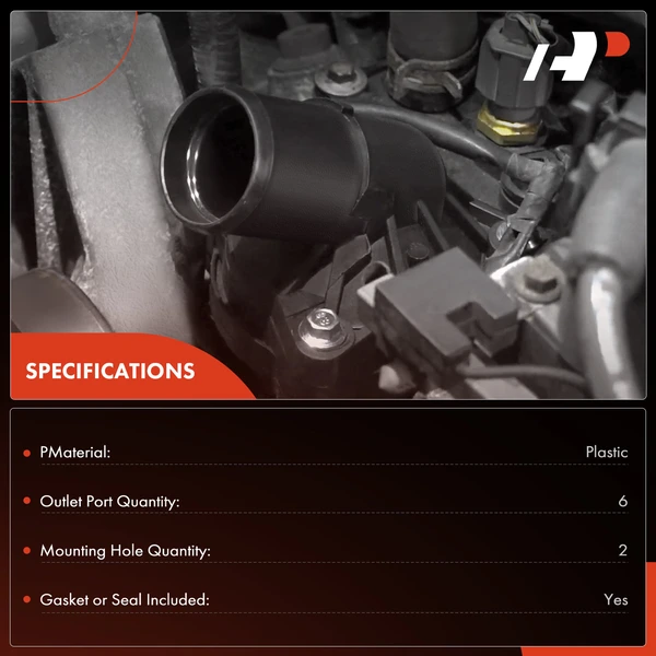 Aluminum Thermostat Housing Assembly for Hyundai Elantra Tucson Kia Soul Spectra L4 2.0L